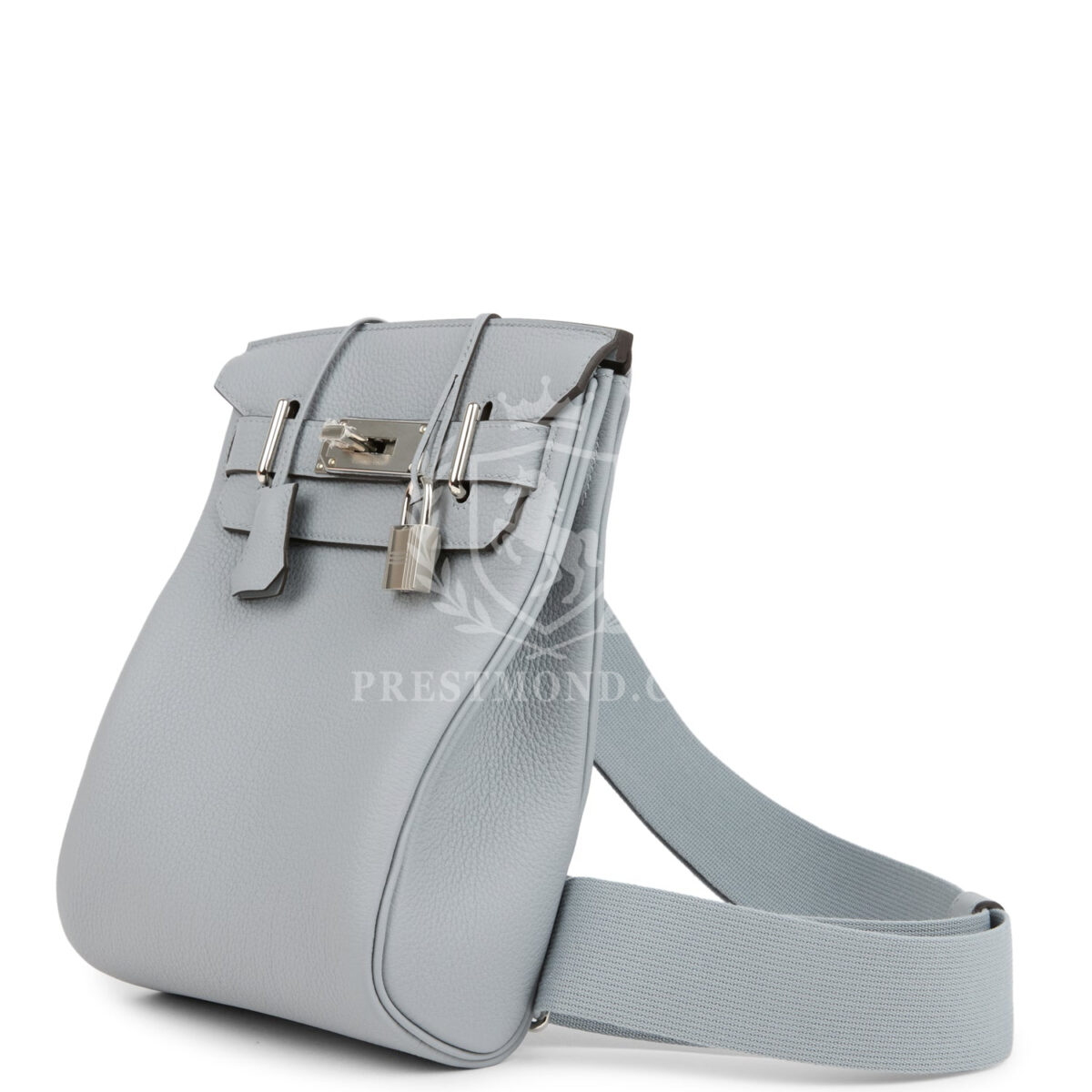 Hermes HAC A Dos PM Backpack Gris Pantin Togo PHW — изображение 5