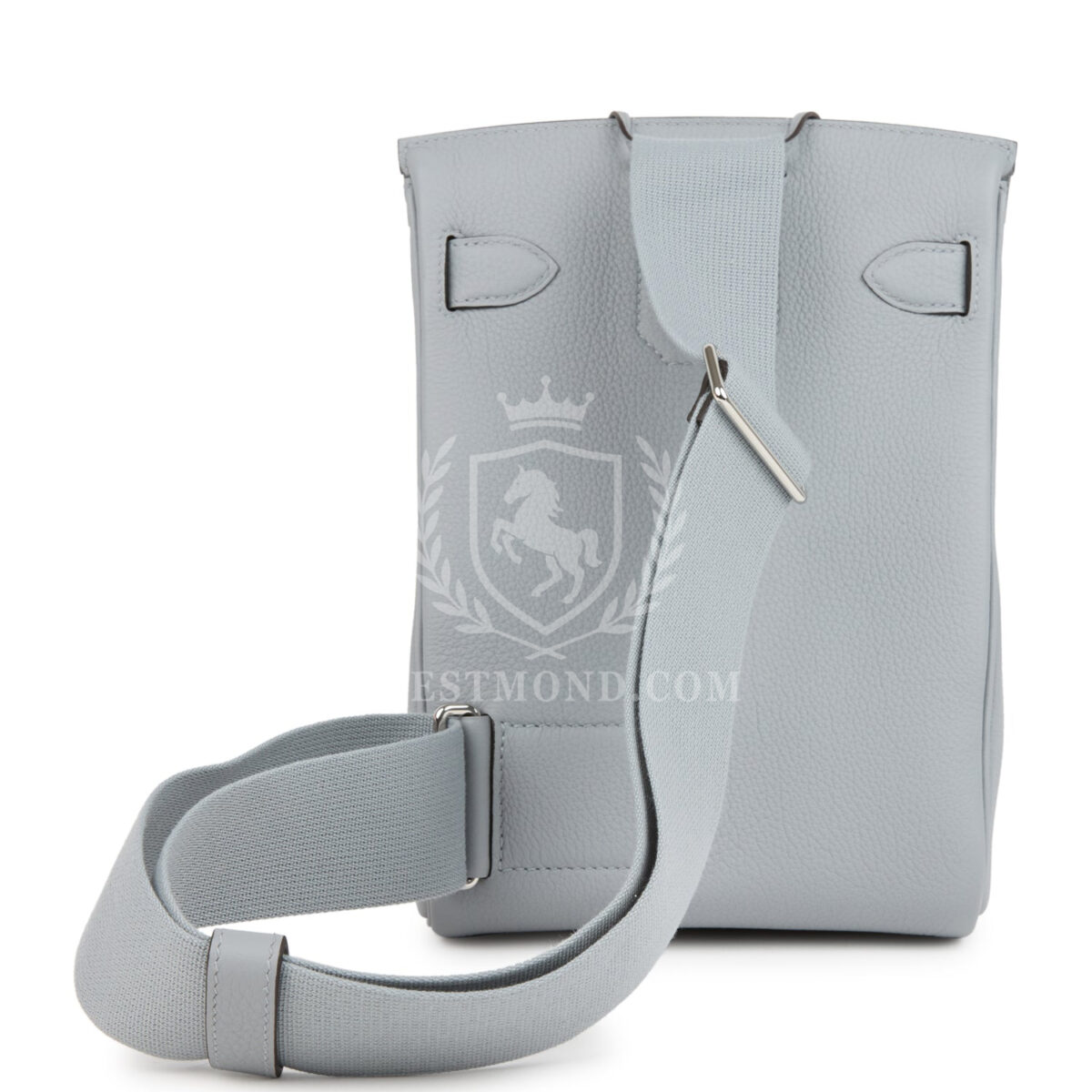 Hermes HAC A Dos PM Backpack Gris Pantin Togo PHW — изображение 4