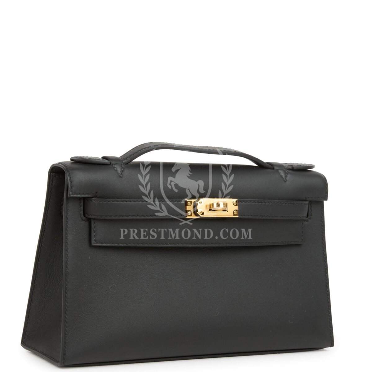 Hermes Kelly Pochette Black Swift GHW — изображение 2