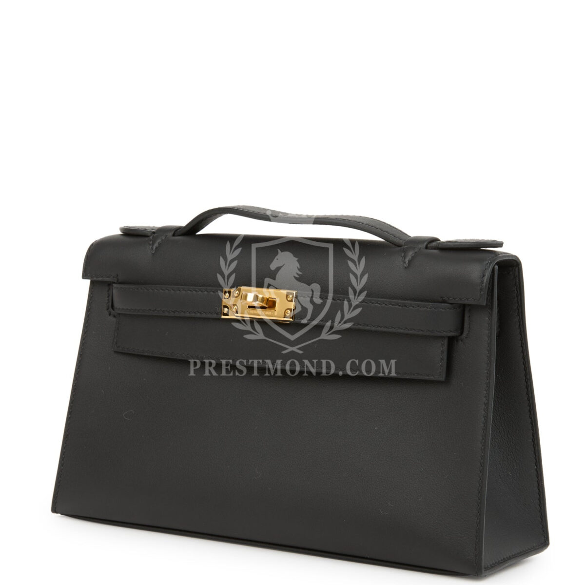 Hermes Kelly Pochette Black Swift GHW — изображение 5