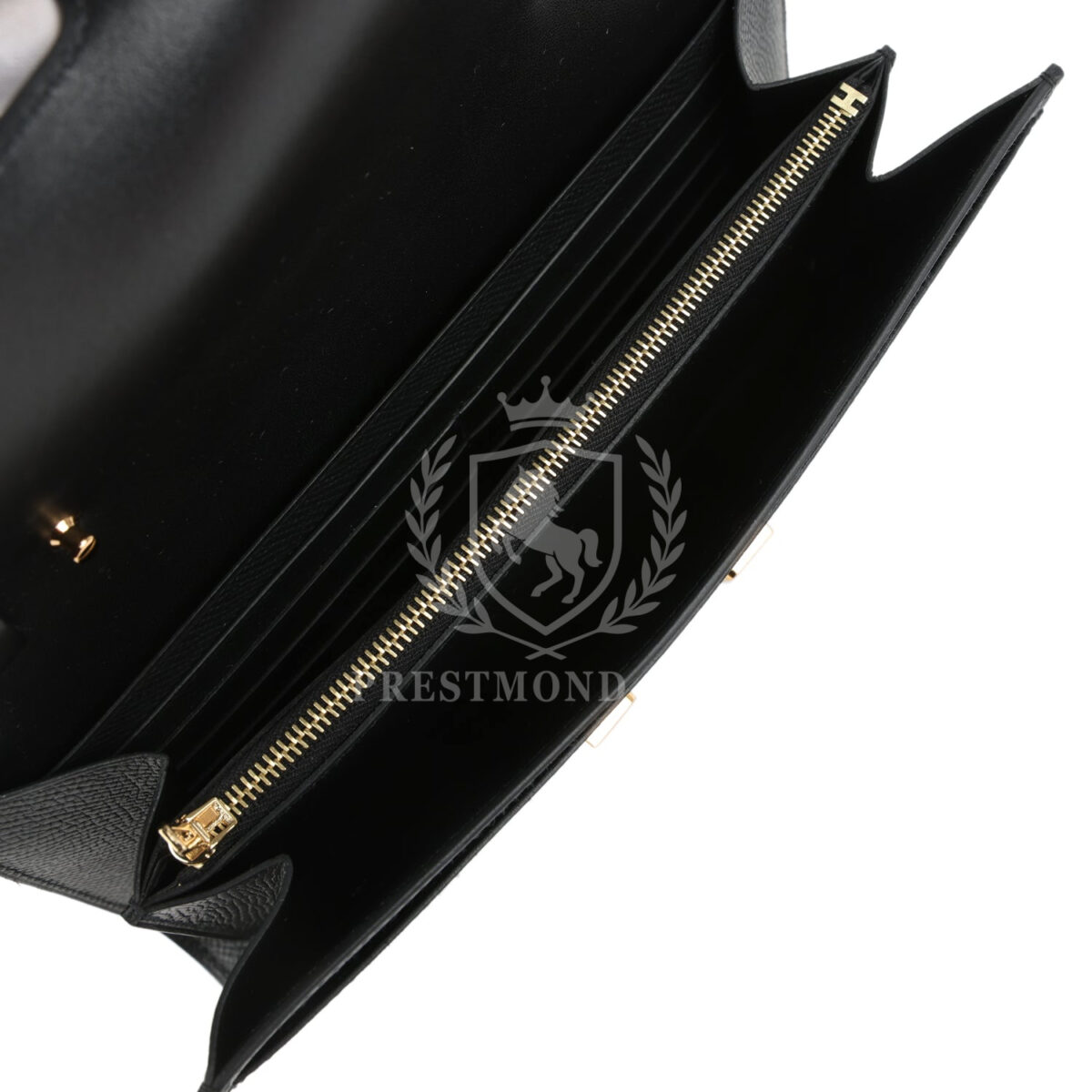 Hermes Constance Wallet To Go Black Epsom GHW — изображение 8