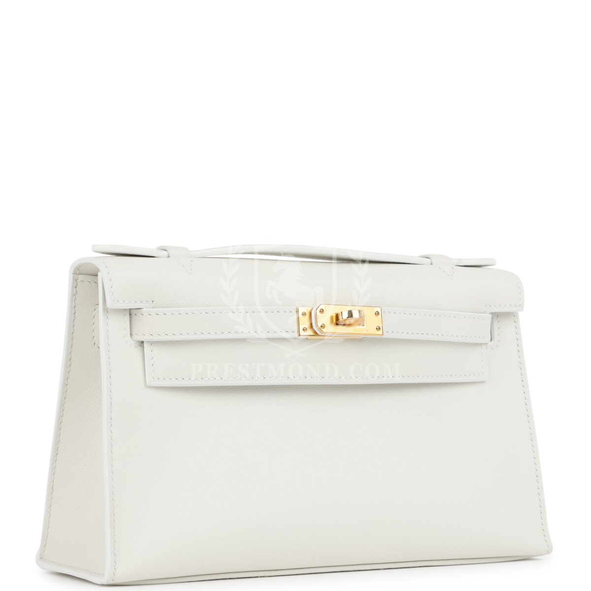 Hermes Kelly Pochette White Swift GHW — изображение 2