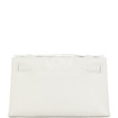 Hermes Kelly Pochette White Swift GHW