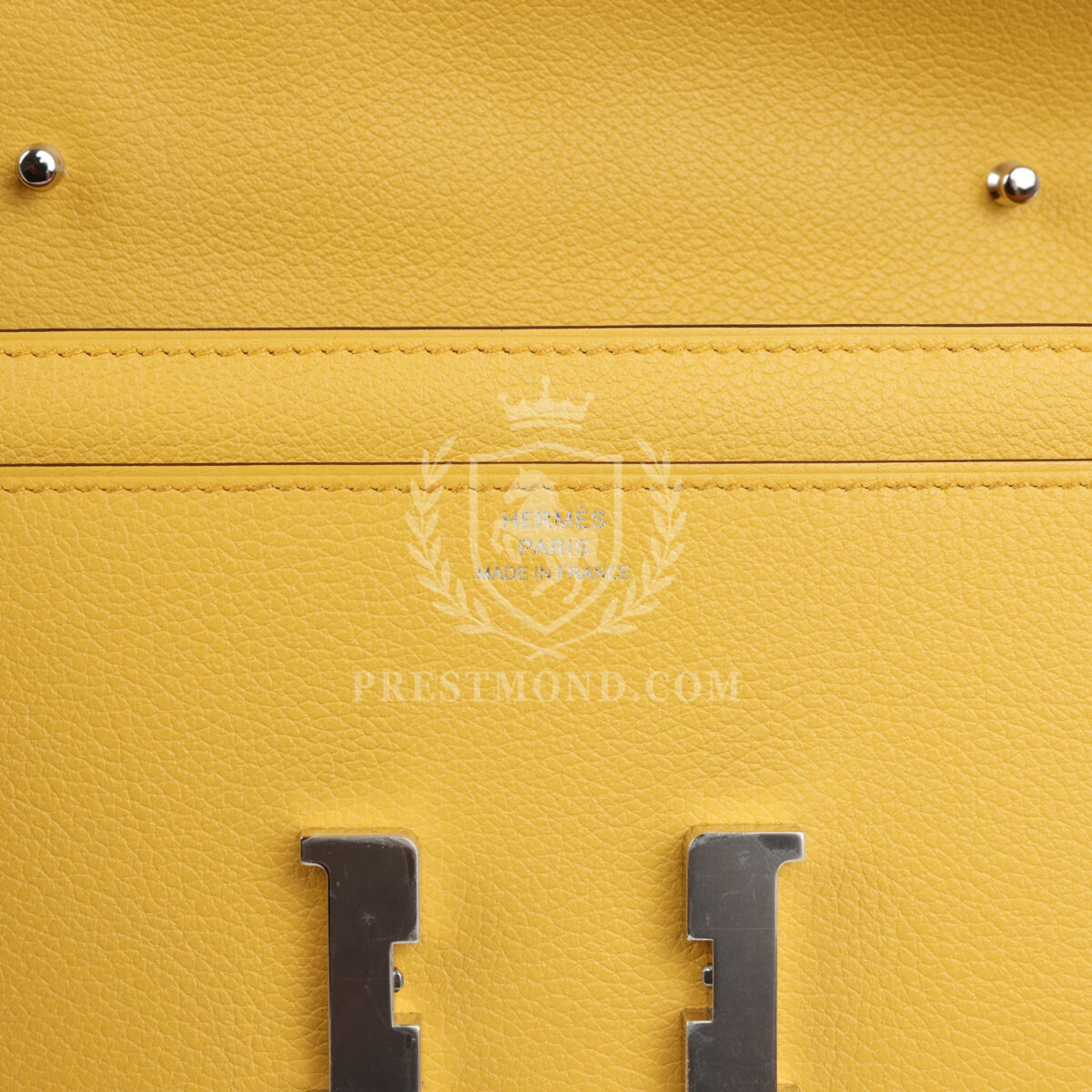 Hermes Constance To Go Wallet Jaune Ambre Evercolor PHW — изображение 7