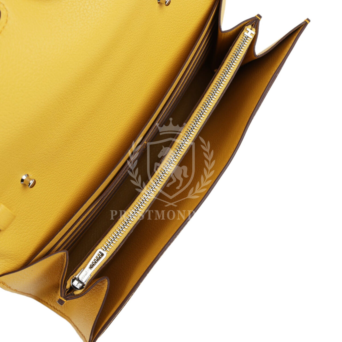 Hermes Constance To Go Wallet Jaune Ambre Evercolor PHW — изображение 8