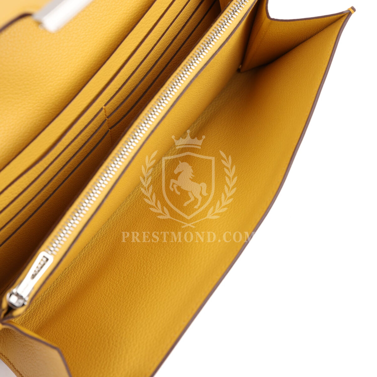 Hermes Constance To Go Wallet Jaune Ambre Evercolor PHW — изображение 10