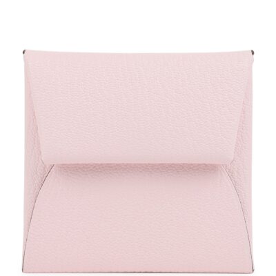 Hermes Bastia Change Purse Rose Darling Chevre Mysore PHW