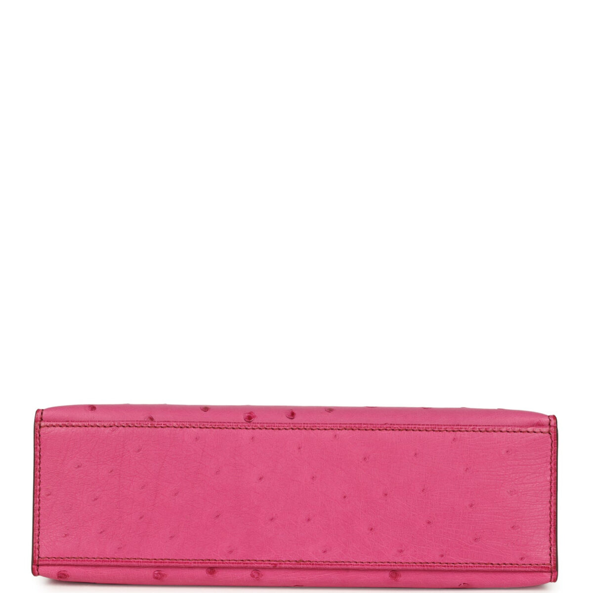 Hermes Kelly Pochette Fuchsia Ostrich PHW — изображение 6