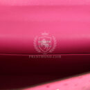 Hermes Kelly Pochette Fuchsia Ostrich PHW