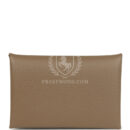 Hermes Calvi Card Holder Etoupe Epsom PHW