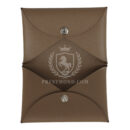 Hermes Calvi Card Holder Etoupe Epsom PHW