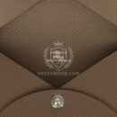 Hermes Calvi Card Holder Etoupe Epsom PHW