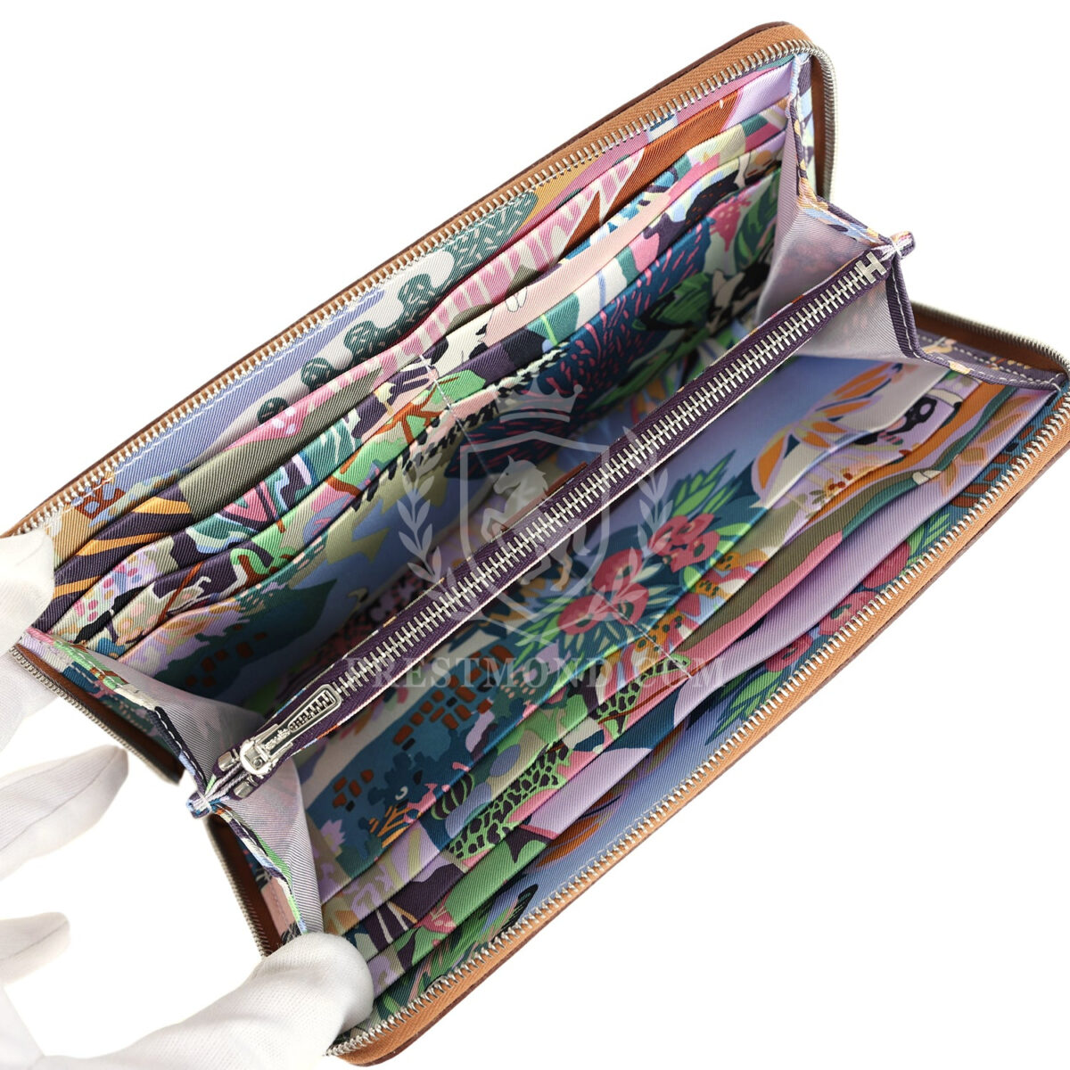 Hermes Silk'In Classique Long Wallet Gold Epsom PHW — изображение 7