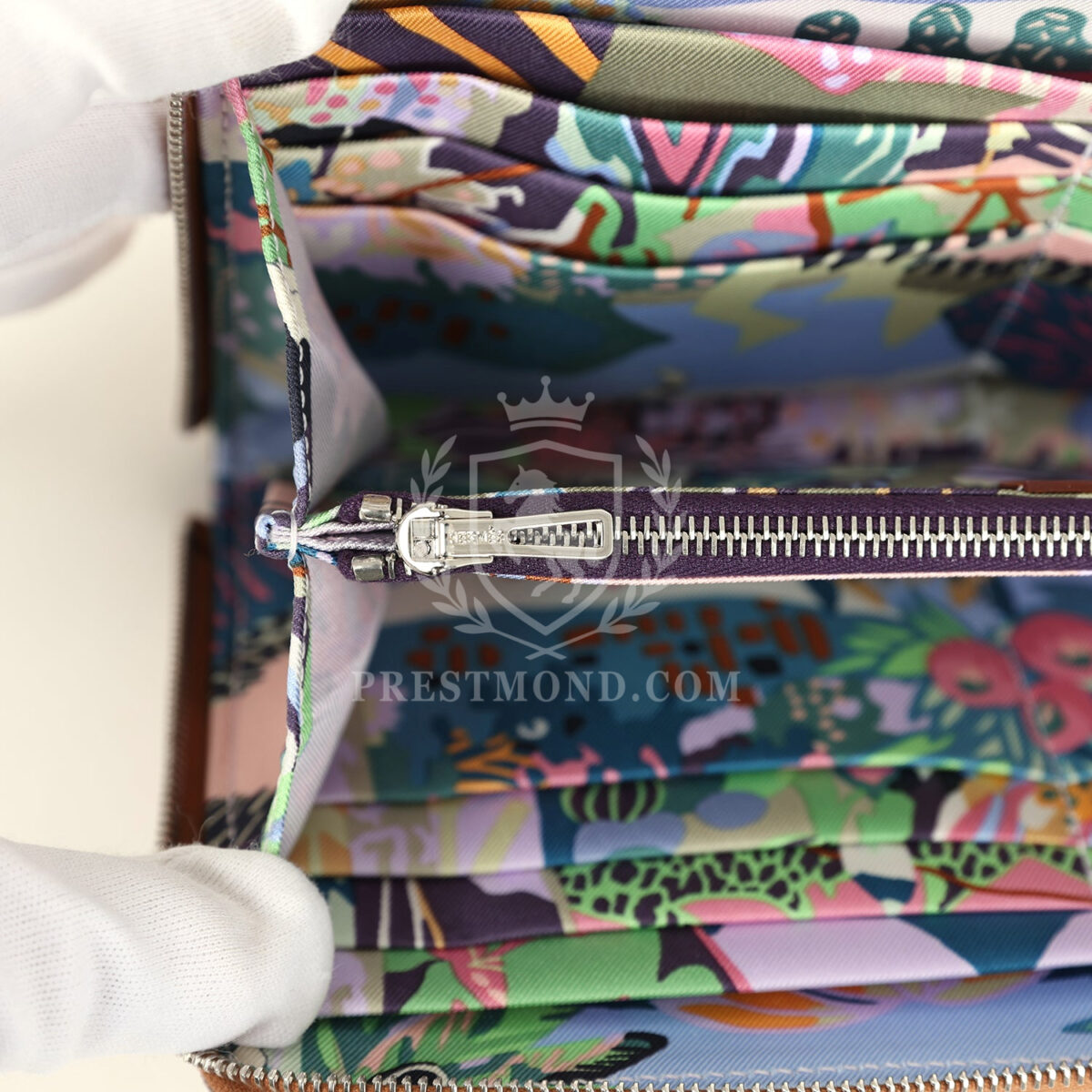 Hermes Silk'In Classique Long Wallet Gold Epsom PHW — изображение 8