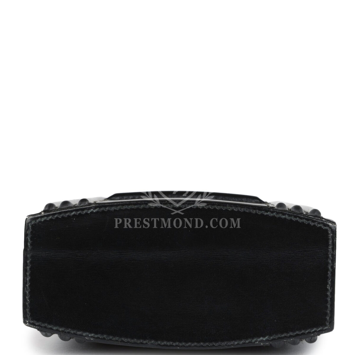 Vintage Hermes Mini Cadena Lock Bag Black Box Calf GHW — изображение 6