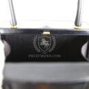 Vintage Hermes Mini Cadena Lock Bag Black Box Calf GHW