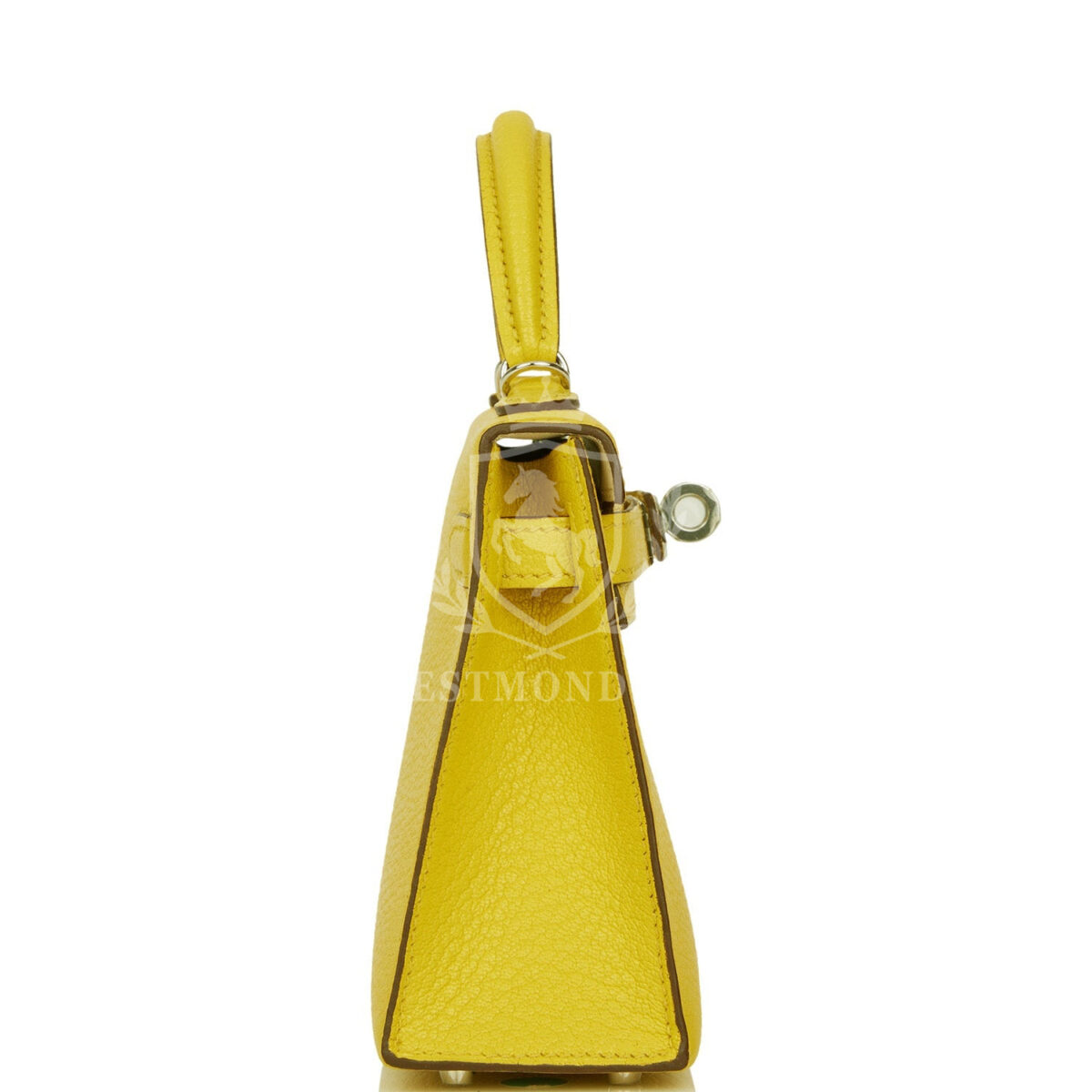 Hermes Kelly Sellier 20 Jaune de Naples Verso Chèvre PHW — изображение 4