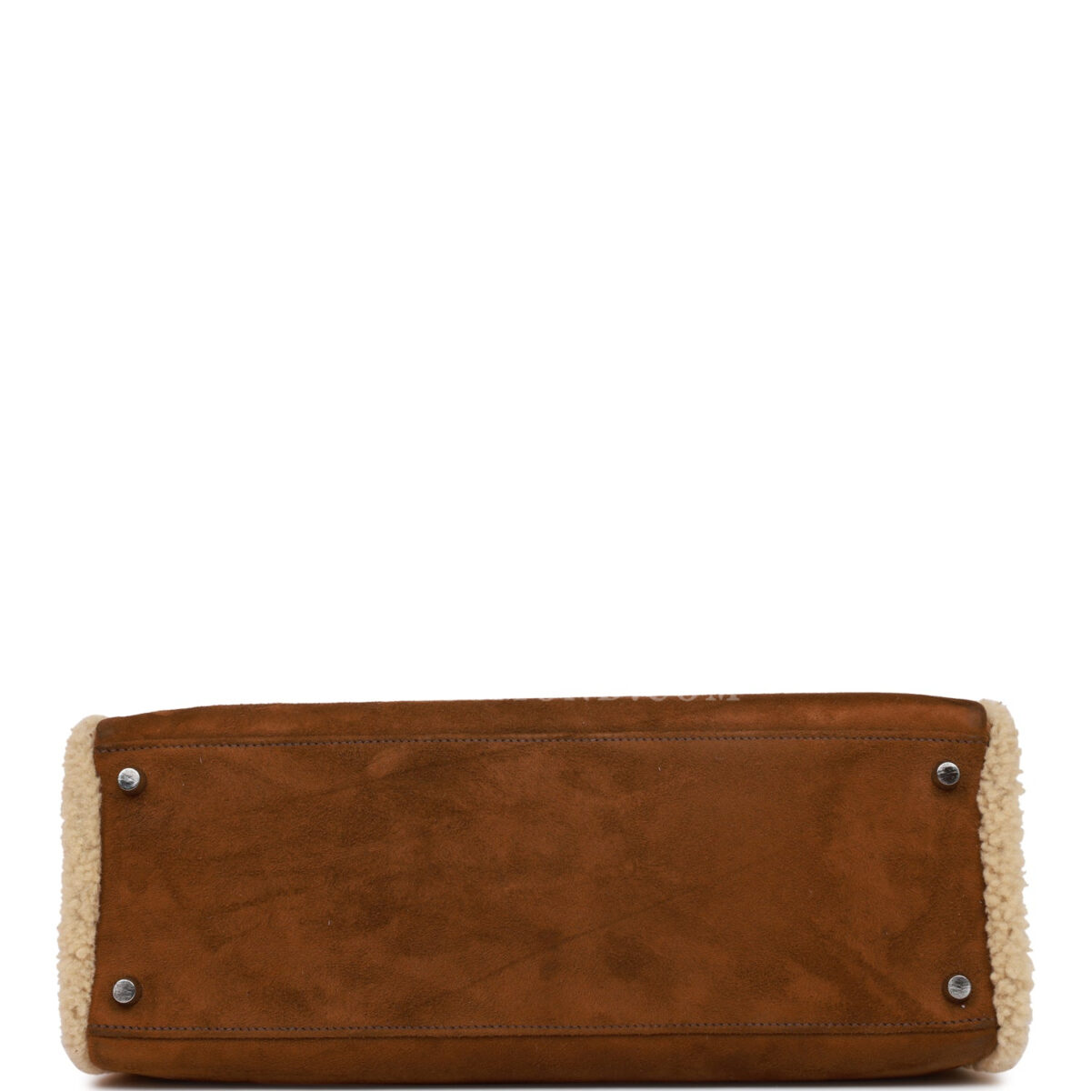 Hermes Teddy Kelly 35 Shearling and Ebene Barenia PHW — изображение 6