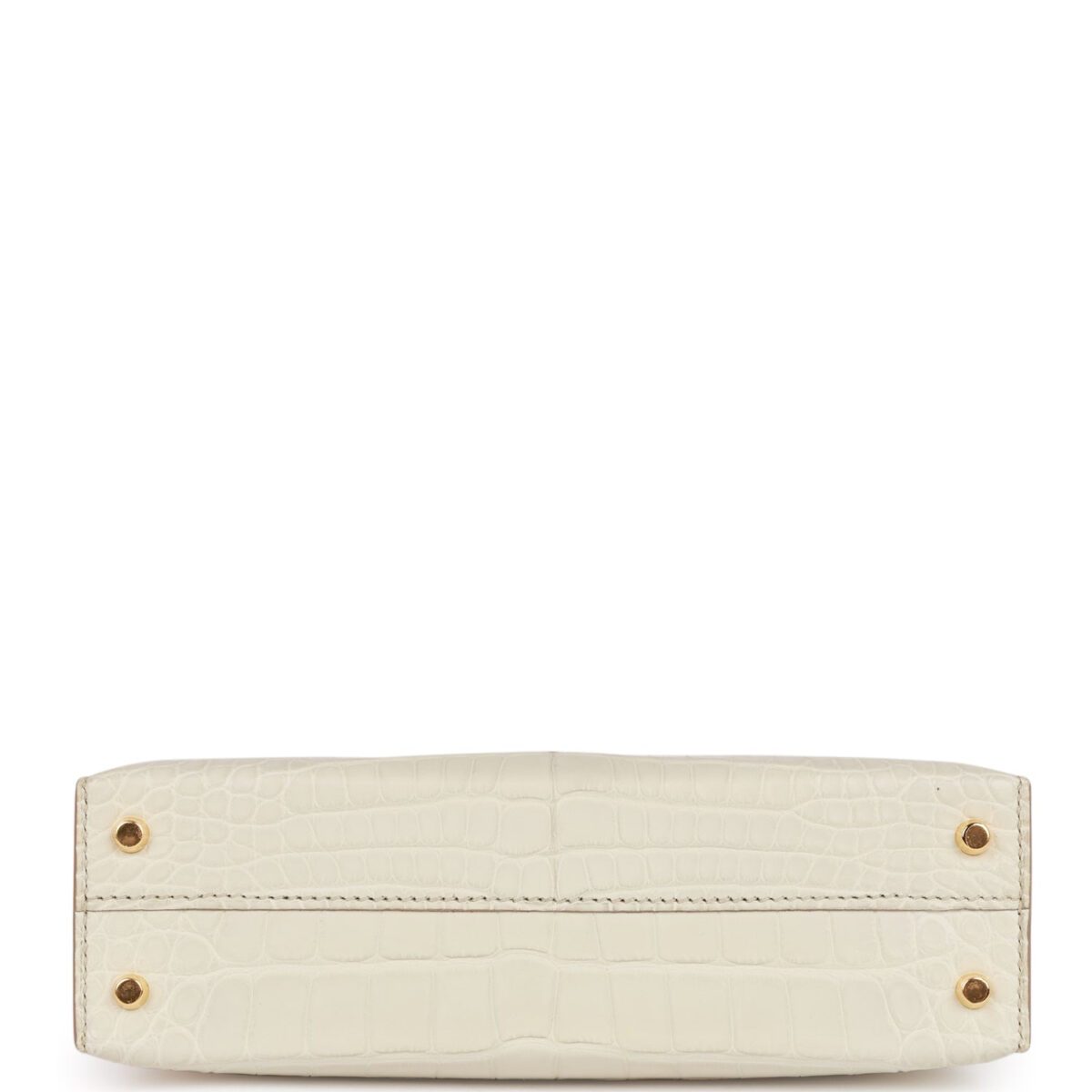 Hermes Kelly Sellier 20 Beton Matte Alligator GHW — изображение 6
