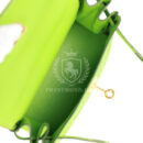 Vintage Hermes Kelly Retourne 20 Vert Cru Gulliver GHW