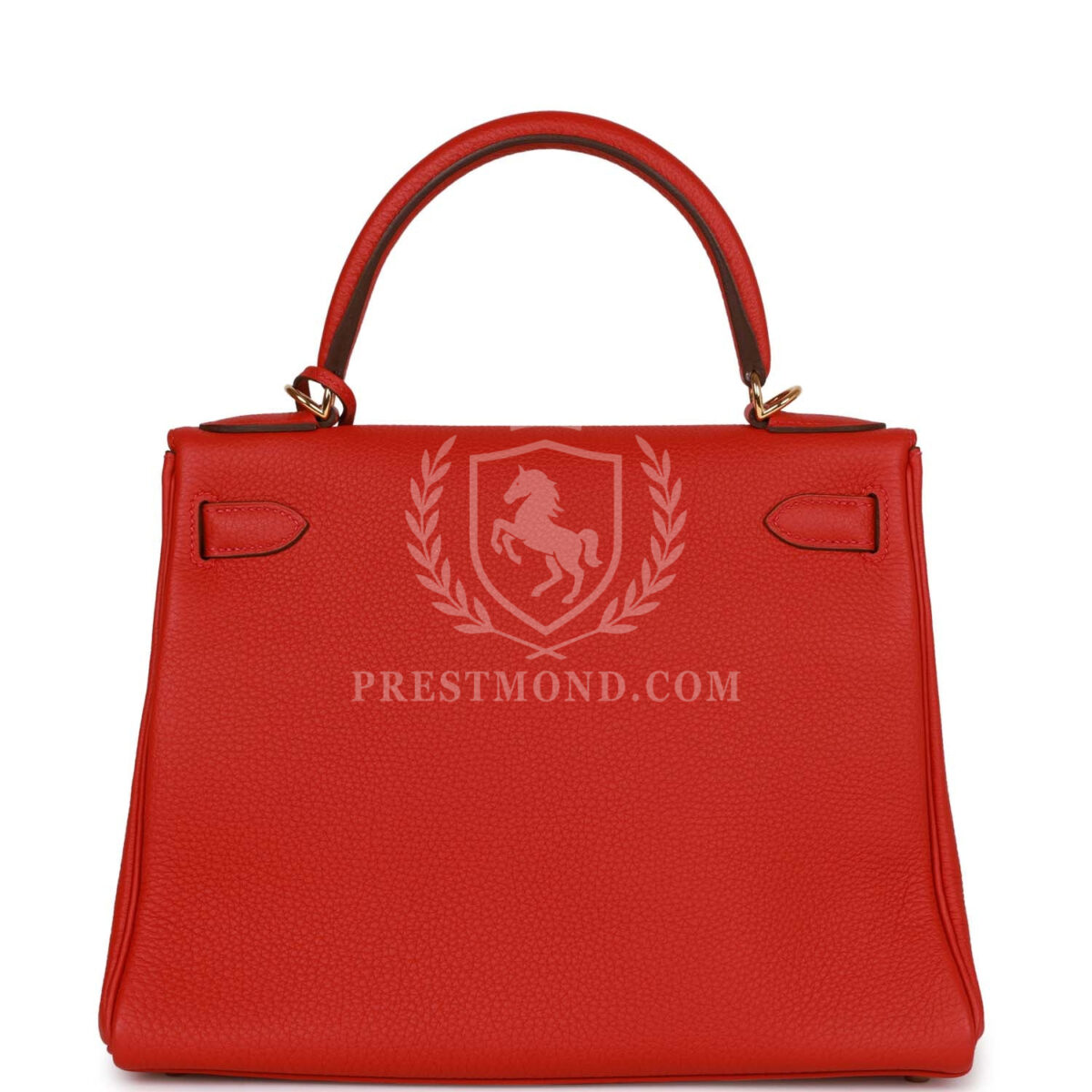 Hermes Kelly Retourne 28 Rouge Casaque Togo GHW — изображение 4