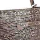 Hermes Kelly Sellier 25 Ombre Varanus Salvator Lizard PHW