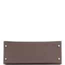 Hermes Special Order (HSS) Kelly Sellier 28 Etain and Craie Epsom Brushed PHW