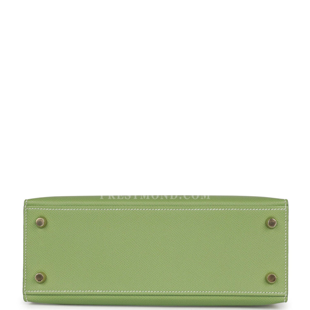 Hermes Special Order (HSS) Kelly Sellier 25 Vert Criquet Epsom PBHW — изображение 6