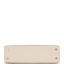 Hermes Special Order (HSS) Kelly Sellier 20 Craie and Black Epsom GHW