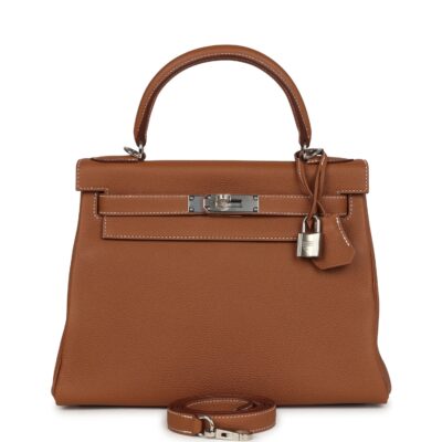 Hermes Kelly Retourne 28 Gold Togo PHW