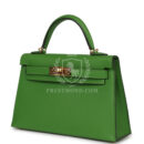 Hermes Kelly Sellier 20 Vert Yucca Epsom GHW