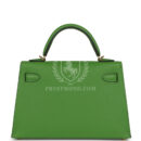 Hermes Kelly Sellier 20 Vert Yucca Epsom GHW