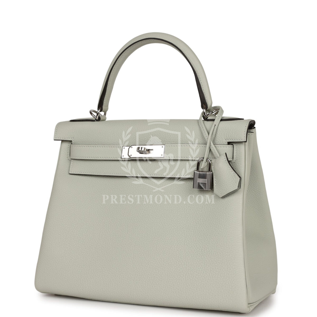 Hermes Kelly Retourne 28 Gris Neve Togo PHW — изображение 5