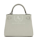 Hermes Kelly Retourne 28 Gris Neve Togo PHW
