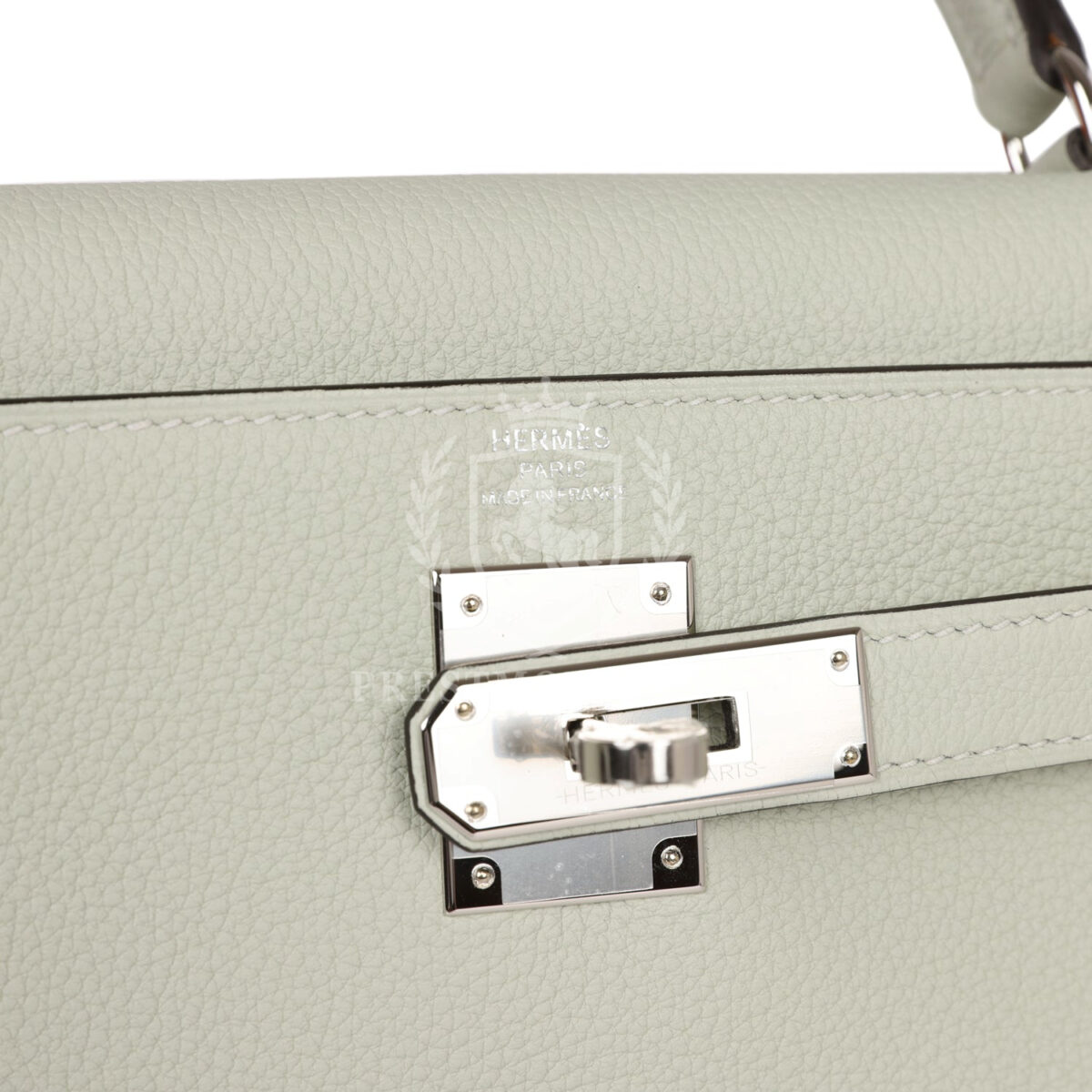 Hermes Kelly Retourne 28 Gris Neve Togo PHW — изображение 7