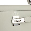 Hermes Kelly Retourne 28 Gris Neve Togo PHW