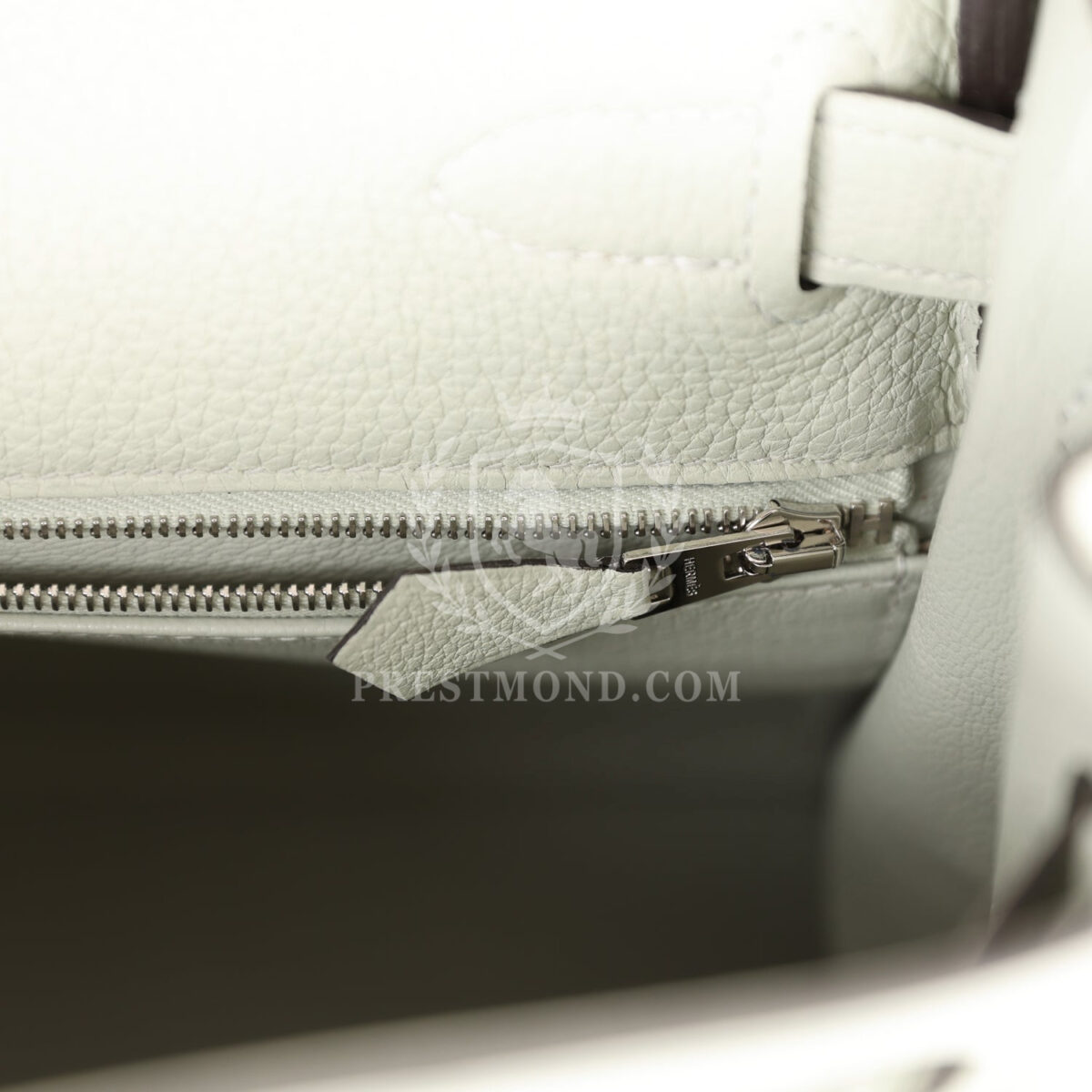 Hermes Kelly Retourne 28 Gris Neve Togo PHW — изображение 9