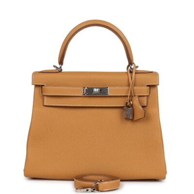 Hermes Kelly Retourne 28 Naturel Sable Togo PHW