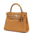 Hermes Kelly Retourne 28 Naturel Sable Togo PHW