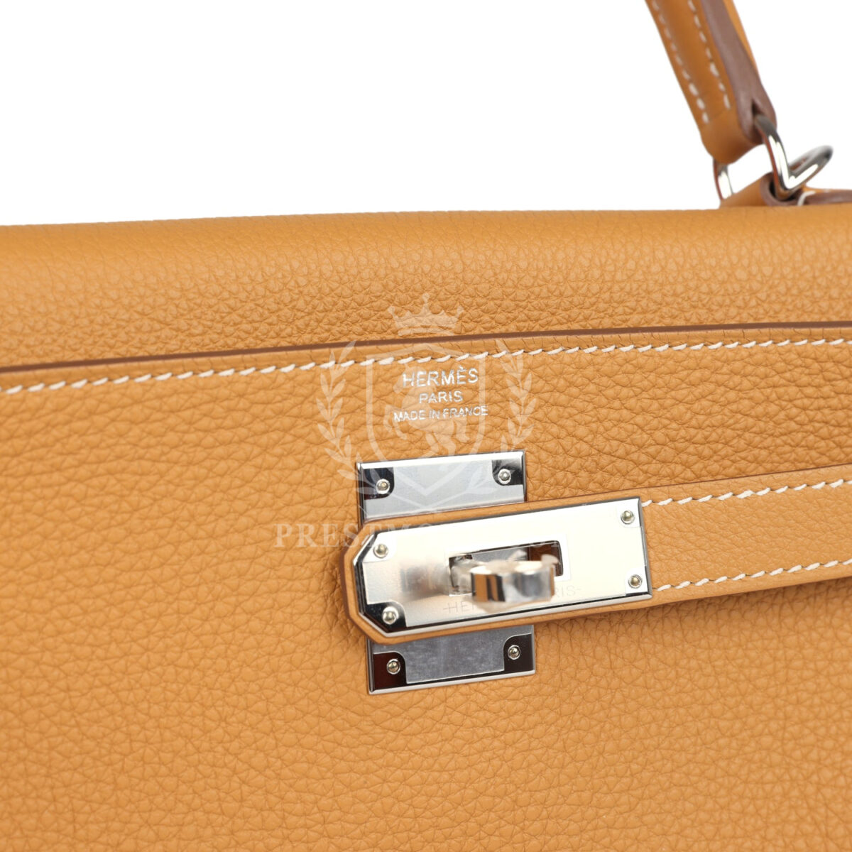 Hermes Kelly Retourne 28 Naturel Sable Togo PHW — изображение 7