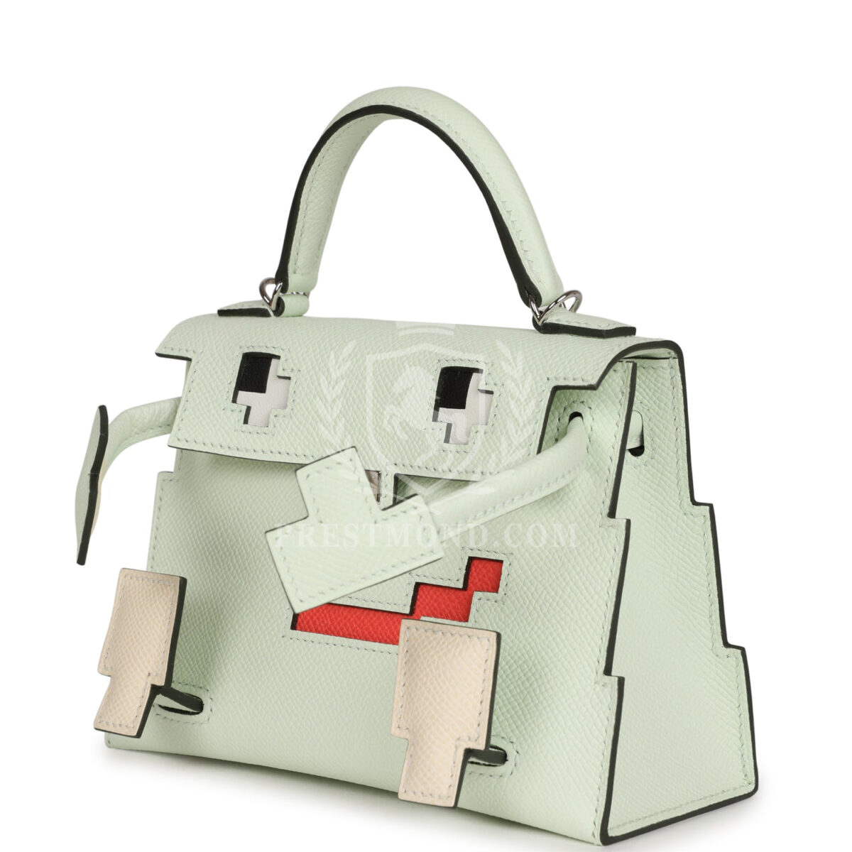 Hermes "Quelle Idolle" Picto Kelly Doll Vert Fizz Epsom PHW — изображение 5