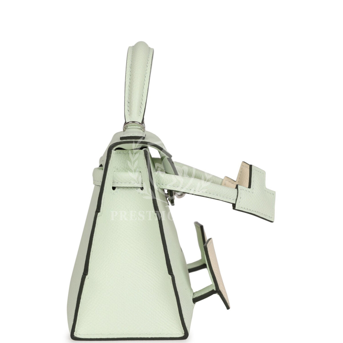 Hermes "Quelle Idolle" Picto Kelly Doll Vert Fizz Epsom PHW — изображение 3