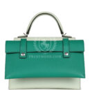 Hermes "Quelle Idolle" Picto Kelly Doll Vert Fizz Epsom PHW