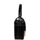 Hermes Constance 24 Black Shiny Alligator Rose GHW