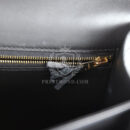 Hermes Constance 24 Black Shiny Alligator Rose GHW