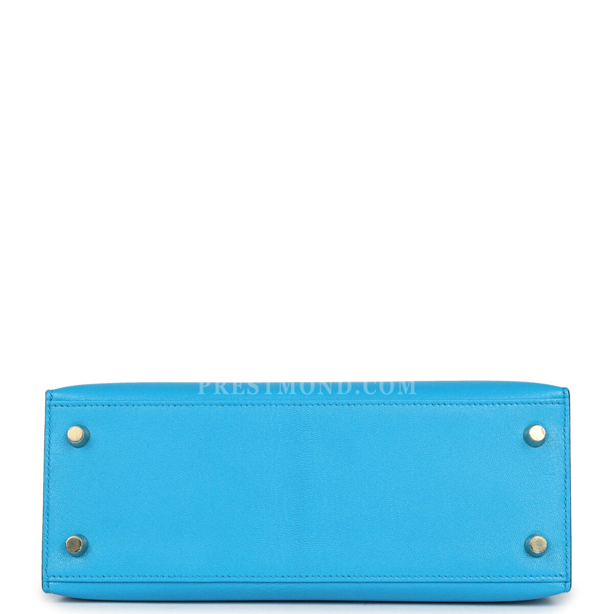Hermes Kelly Sellier 25 Bleu Frida Chevre GHW — изображение 6