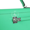 Hermes Kelly Sellier 25 Vert Comics Epsom PHW