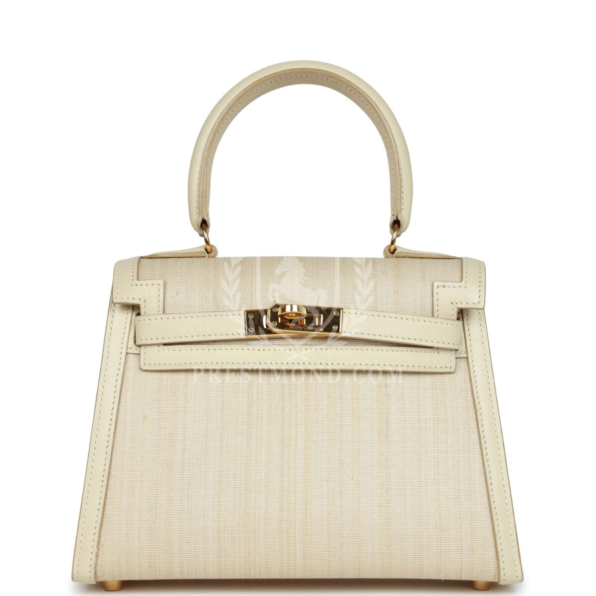 Vintage Hermes Kelly Sellier 20 Parchemin Crinoline and Box GHW — изображение 2