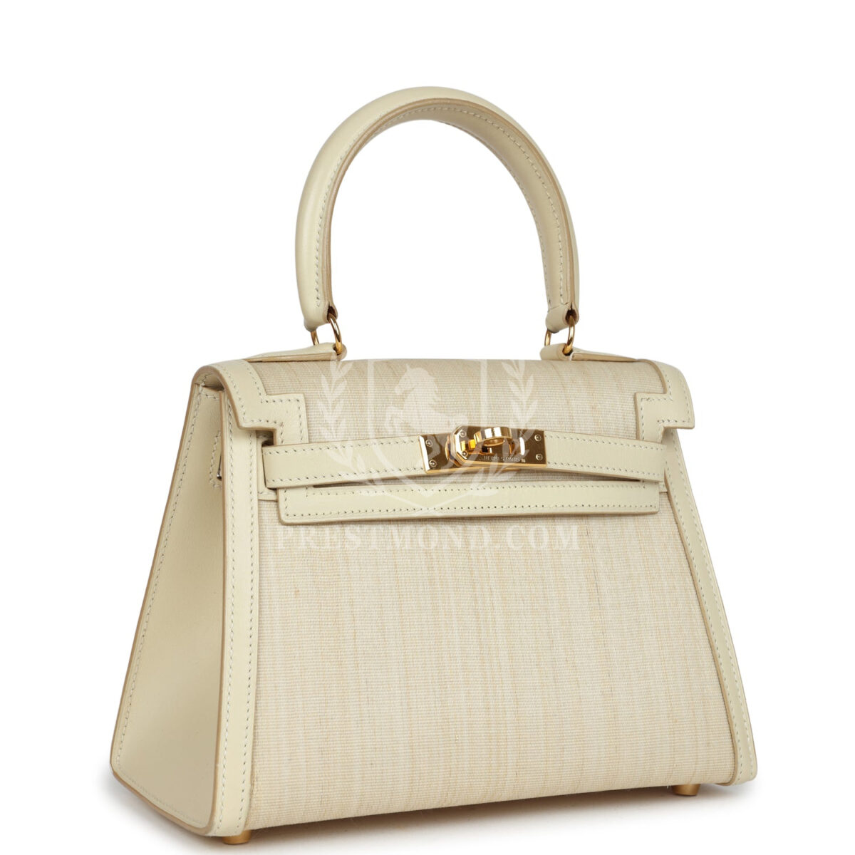 Vintage Hermes Kelly Sellier 20 Parchemin Crinoline and Box GHW — изображение 3