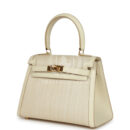 Vintage Hermes Kelly Sellier 20 Parchemin Crinoline and Box GHW